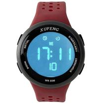 Relógio Xufeng Masculino Digital de Pulso Resistente Água Esportivo Redondo