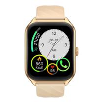 Relógio zeblaze gts 4 chamada de voz inteligente 1.94 ''hd amoled display - Dourado