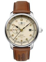 Relógio Zeppelin 100 Years Méditerranée Automatic 41 mm em couro Relógio Zeppelin 100 Years Méditerranée Automatic 41 mm em couro