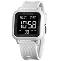 Relógio Zolohoni Square Digital Sports LED à prova d'água para homens Relógio Zolohoni Square Digital Sports LED à prova d'água para homens