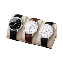 Relógios De Pulso Masculinos Casuais Com Pulseira De Couro, Conjunto De 3 Peças, Mostrador Árabe, Relógios De Pulso Masculinos Casuais Com Pulseira De Couro, Conjunto De 3 Peças, Mostrador Árabe,