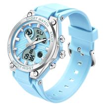 Relógios Feminino Digital Sanda Relógio de Pulso Quartzo Multifuncional Militar Esportivo - Preto