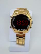 Relógios Femininos Luxo Digital / Relógio Led Sports Watch Pulseira aço Preto Dourado Rose/ Gold