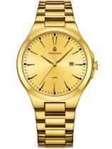 Relógios Masculinos De Pulso Minimalista Preto Dourado Prateado 40mm Social Esporte Fino Vanglore 4355a Coleção Upclassic
