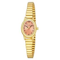 Reloj Analógico Para Mujer Diaofendi Petite Dorado con Detalles Rosados Resistente al Agua Reloj Analógico Para Mujer Diaofendi Petite Dorado con Detalles Rosados Resistente al Agua