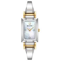 Reloj Bulova Clásico para Dama con Esfera de Diamante y Acero Inoxidable Reloj Bulova Clásico para Dama con Esfera de Diamante y Acero Inoxidable