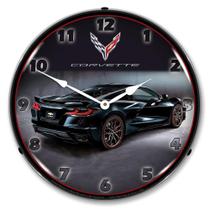 Reloj Coleccionable con Letrero y Luz LED C8 Corvette