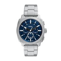Reloj Crónografo Fossil Machine para Hombre 44mm Plateado Reloj Crónografo Fossil Machine para Hombre 44mm Plateado