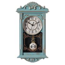Reloj de Pared Vintage Estilo Reloj de Abuelo 41 cm Azul
