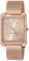 Reloj de Pulsera para Mujer Nine West con Malla en Tono Oro Rosado