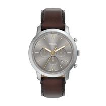 Reloj Fossil Neutra Chronograph para Hombre con Correa de Cuero Marrón de 44mm