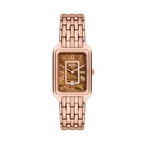 Reloj Fossil Raquel en Acero Inoxidable Tono Rosa con Caja de 26mm