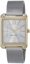 Reloj para mujer Nine West NW/2091SVTT de acero inoxidable de 29 mm