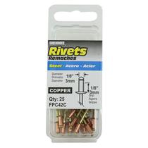 Remaches de Cobre y Aluminio Surebonder FPC42C Diámetro 3 mm Paquete de 25 Remaches de Cobre y Aluminio Surebonder FPC42C Diámetro 3 mm Paquete de 25
