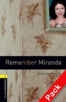 Remember Miranda - Oxford Bookworms Library - Level 1 - Book With Audio CD - Third Edition - Oxford University Press - ELT