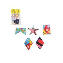 Remendinho tecido alto-adesivo para festa junina c/5 un