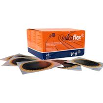 Remendo a Frio 100Mm Caixa com 25 Peças - V-6 - Vulcaflex Remendo a Frio 100Mm Caixa com 25 Peças - V-6 - Vulcaflex