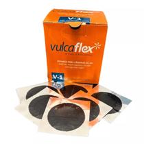 Remendo Redondo A Frio V-01 Caixa Com 100 Unidades Vulcaflex