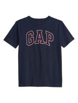 Remera GAP para bebés varones manga corta con logo, color tapiz azul marino
