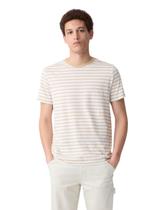 Remera GAP para Hombre Everyday Soft con Cuello Redondo en Color Sly Stone/Blanco