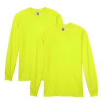 Remera Gildan Heavy Cotton de Manga Larga G5400 Paquete de 2 Verde