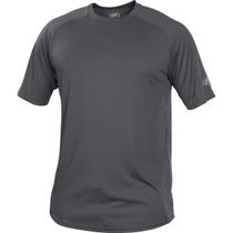 Remera Rawlings para Hombre, Cuello Redondo, Manga Corta, Técnica, Gris Grafito, Talle 3XL