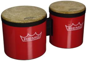 Remo BG-5300-52 Festival Bongo - Vermelho, 15 cm e 18 cm Remo BG-5300-52 Festival Bongo - Vermelho, 15 cm e 18 cm