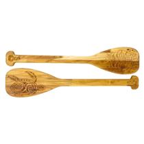 Remo de Madeira Decorativo Tribal maori artesanal Remo de Madeira Decorativo Tribal maori artesanal