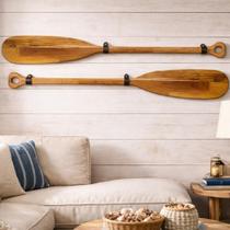 Remo decorativo de madeira Kit Com 2 Remos