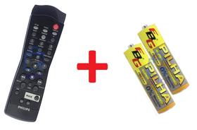 Remoto Philips + 2 Pilhas 3104 Mini System C717 Fw-c717 Fw-c717/19 C720 Fwc720 Fw-c720/19 Fw-c700/19