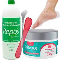 Removedor Calosidades Cutículas Repos C/Pémax Rosa Mosqueta