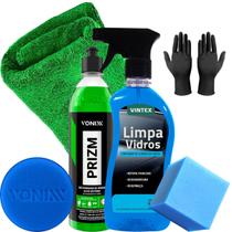 Removedor Chuva Acida Restaurador Limpa Vidros Vonixx Luvas