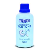 Removedor com acetona 100ml farmax