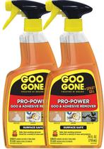 Removedor de adesivo Goo Gone Pro-Power Spray Gel 720 ml - pacote com 2 Removedor de adesivo Goo Gone Pro-Power Spray Gel 720 ml - pacote com 2