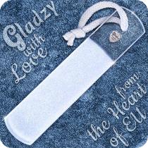 Removedor de calos de vidro para pés Gladzy Czech de dupla face