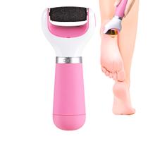 Removedor de Calos Lixa Elétrica Rosa Esfoliador de Pés