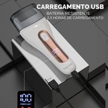 Removedor De Calos Profissional Bateria Durável Recarregável Impermeável FogoMax
