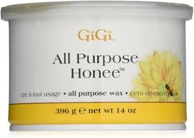 Removedor de cera de cabelo GIGI All Purpose Honee 396g, pacote com 4