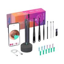 Removedor De Cera De Ouvido Sem Fio HD Com Câmera, 6 Luzes LED, Lente De 3.6mm