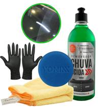 Removedor de Chuva Acida Autoamerica 500ml + Aplicador Vonixx + Pano Cadillac + Luvas