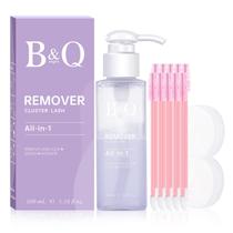 Removedor de cílios B&Qaugen Cluster Lashes 100mL para bricolage em casa