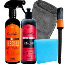 Removedor de Cola, Piche e Adesivos Descole Demolidor Cadillac Limpeza Automotiva Profunda Desengraxante