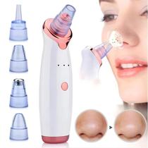 Removedor de Cravos e Espinhas a Vácuo Elétrico Limpeza Facial Profunda Removedor de Cravos e Espinhas a Vácuo Elétrico Limpeza Facial Profunda