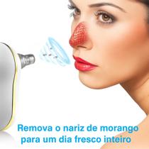 Removedor De Cravos Elétrico Rosto Espinhas Indicador LED Reduz Oleosidade Portátil Poros USB Removedor De Cravos Elétrico Rosto Espinhas Indicador LED Reduz Oleosidade Portátil Poros USB