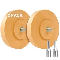 Removedor de decalques Belinova Eraser Wheel com adaptador de borracha de 4 cm Removedor de decalques Belinova Eraser Wheel com adaptador de borracha de 4 cm