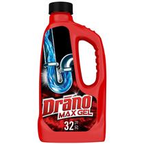 Removedor de entupimento de drenagem Drano Max Gel 946 ml para chuveiro ou pia