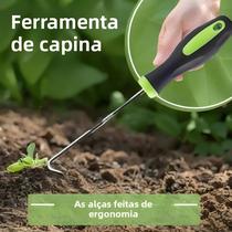 Removedor De Ervas Daninhas Ergonômico E Robusto Com Cabo Antiderrapante, Ferramenta Manual Para