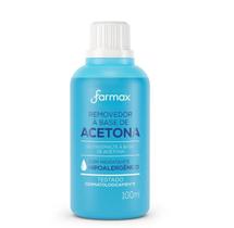 Removedor de esmalte a Base de acetona Farmax 100mL