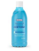 Removedor de esmalte à base de acetona farmax 500ml Removedor de esmalte à base de acetona farmax 500ml