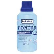 Removedor de Esmalte à Base de Acetona frasco 80ml Farmax Removedor de Esmalte à Base de Acetona frasco 80ml Farmax
